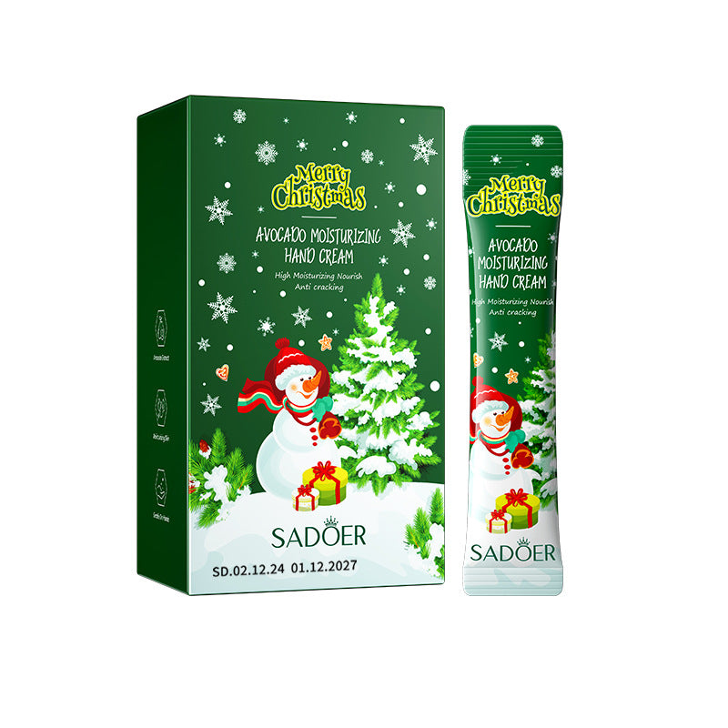 Christmas Kiwi Smooth Hand Cream SADOER Anti-chapped Moisturizing Hand Cream  Wholesale