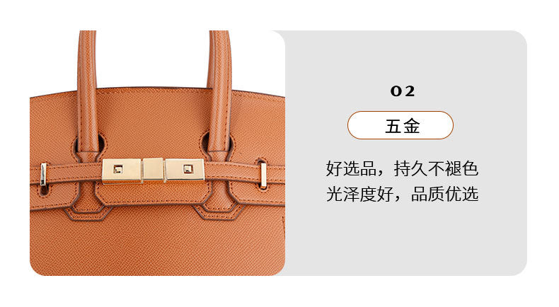 Original Design Birkin Bag Handbag for Women Commuting Large Capacity Shoulder Crossbody Bag Light Luxury Versatile Fashion Tote Bag