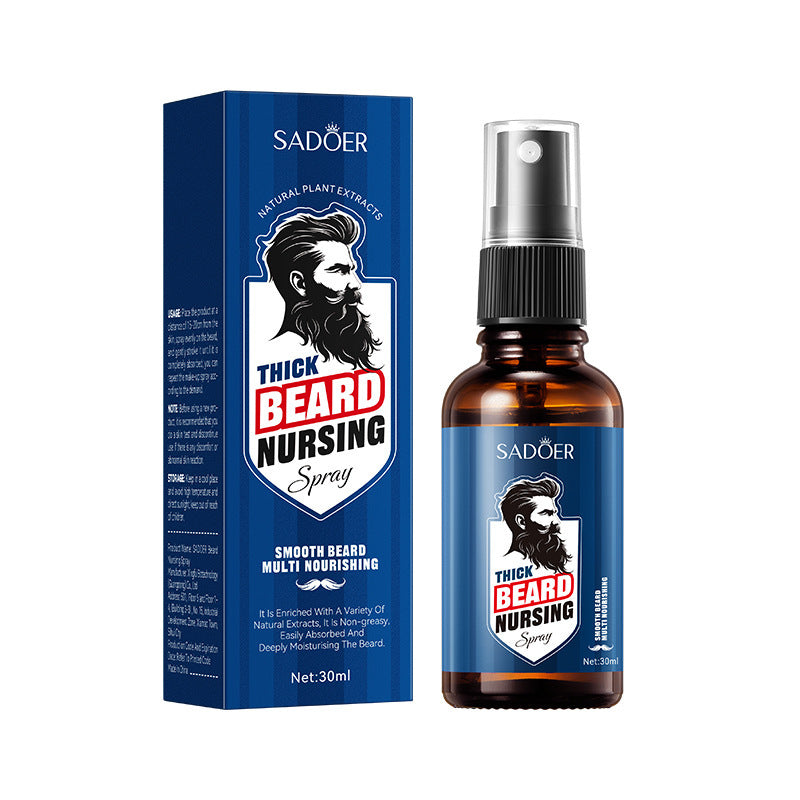 Beard Care Serum SADOER Men's Beard Care Solution30ml  Foreign Trade Wholesale