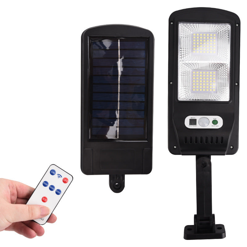 Specially designed for outdoor use120COB Solar Human Body Sensing Street Light Outdoor Waterproof Wall Light LED Garden lamp