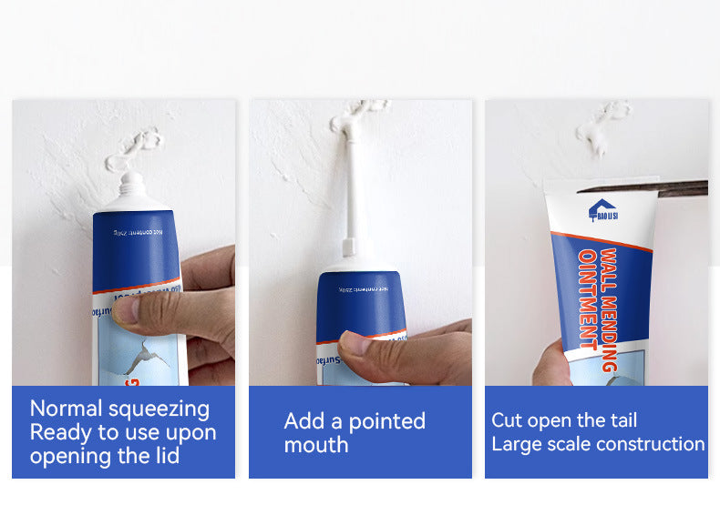 Wall Repair Paste Household Waterproof White Wall Repair Paste Nail Hole Crack Putty Paste Manufacturer Wall Renovation