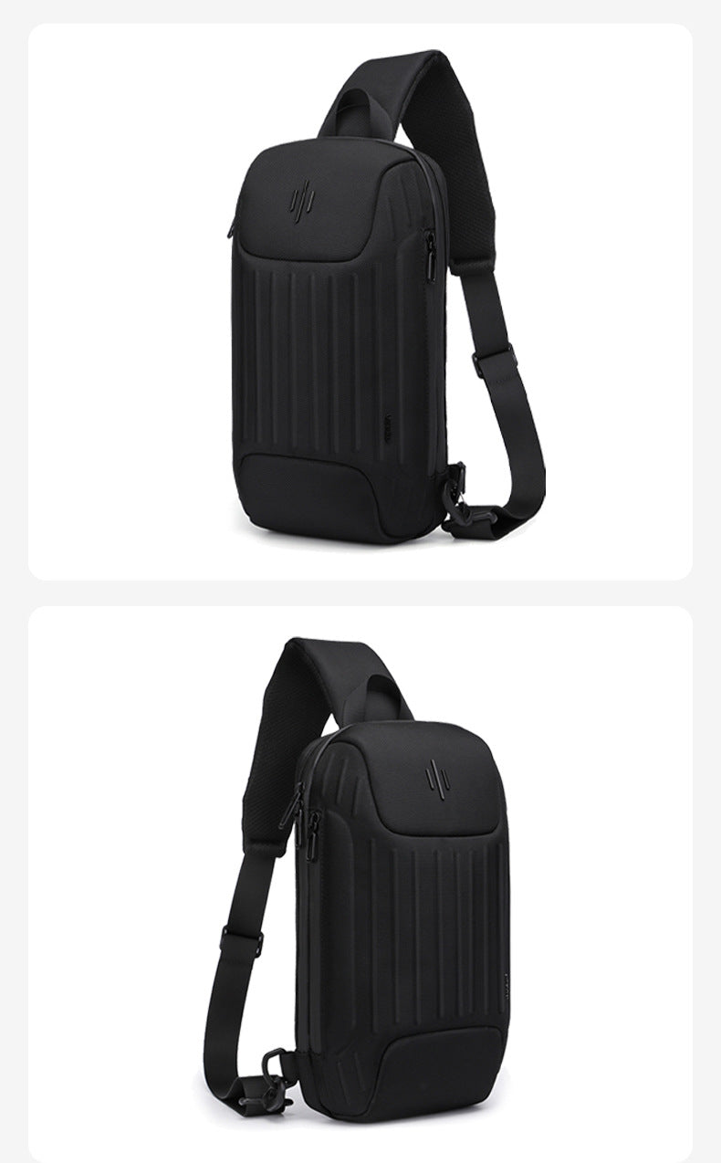 ozuko New Men's Chest Bag Casual Versatile Crossbody Bag Waterproof Anti-theft Men's Bag Crossbody Bag High-end Feel