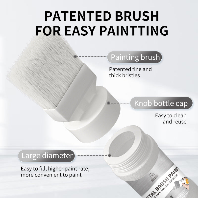 New Product Paint Manufacturer Comes With Brush Water Iron Art Iron Gate Railing Renovation Anti-rust Paint Metallic Paint Renovation Tool