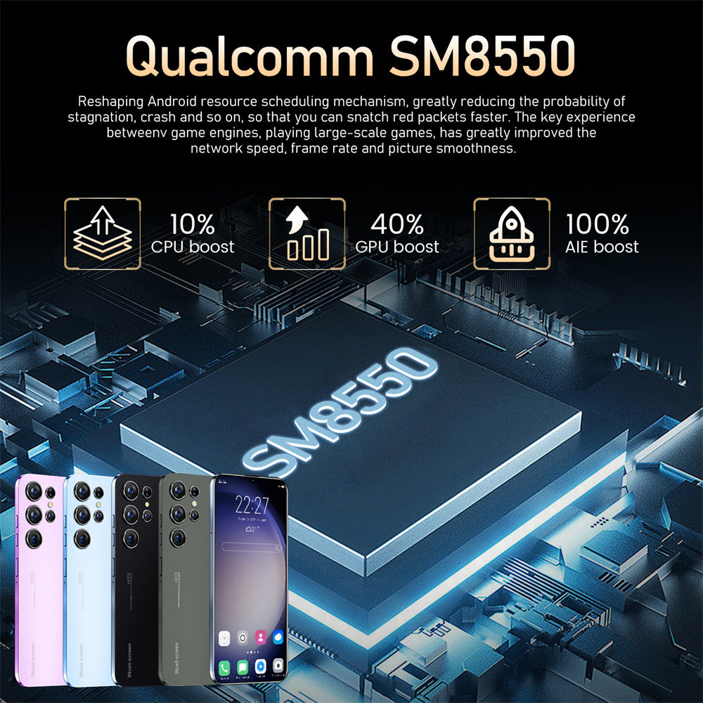 Mobile Phone S23 Ultra E-commerce hot-selling product4G Android16+1T In-stock Smartphones(Popular)