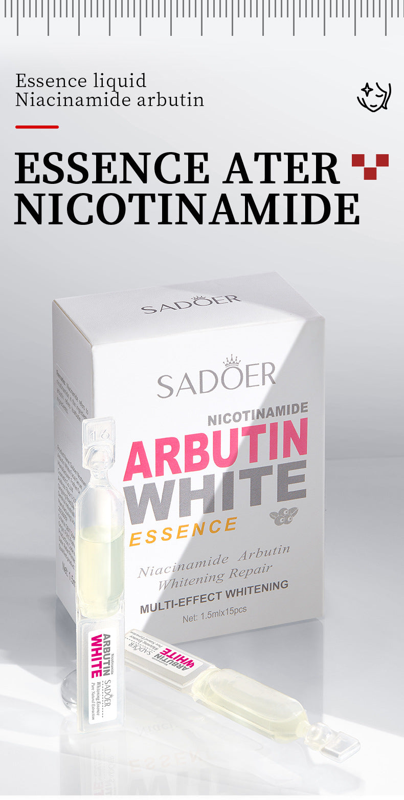 Niacinamide Arbutin Set SADOER Whitening, hydrating, and moisturizing skincare products  wholesale