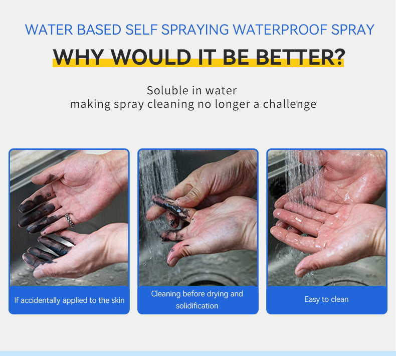 baolisi Waterproof Leak Repair Spray for Roof, Exterior Wall, Roof Crack Repair, Leak Sealing Material, Coating, Self-Spray Repair