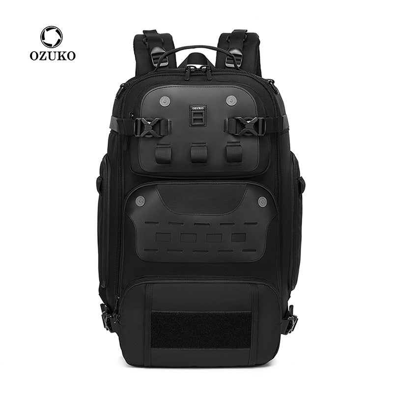 OZUKO Outdoor Tactical Backpack Large Capacity Waterproof Travel Bag Wear-Resistant MOLLE Hiking Backpack