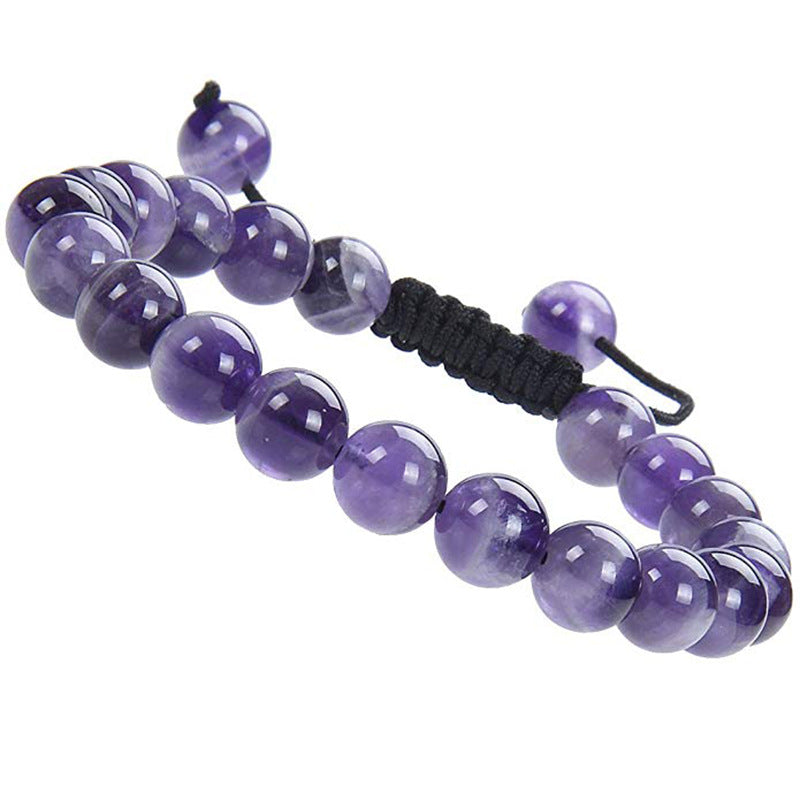 AliExpress Natural Tiger Eye Stone Bracelet Agate Couple Woven Bracelet Peacock Stone Woven Bracelet