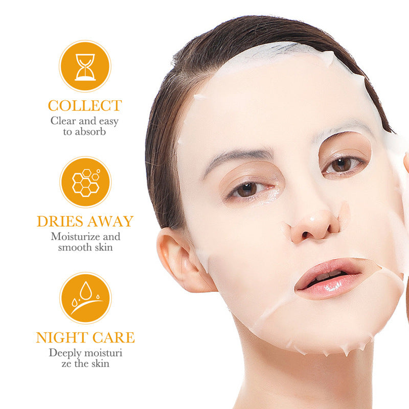 BIOAOUA Vitamin E Honey Mask Hydrating Moisturizing Repair Brightening Mask Wholesale 10 Pieces