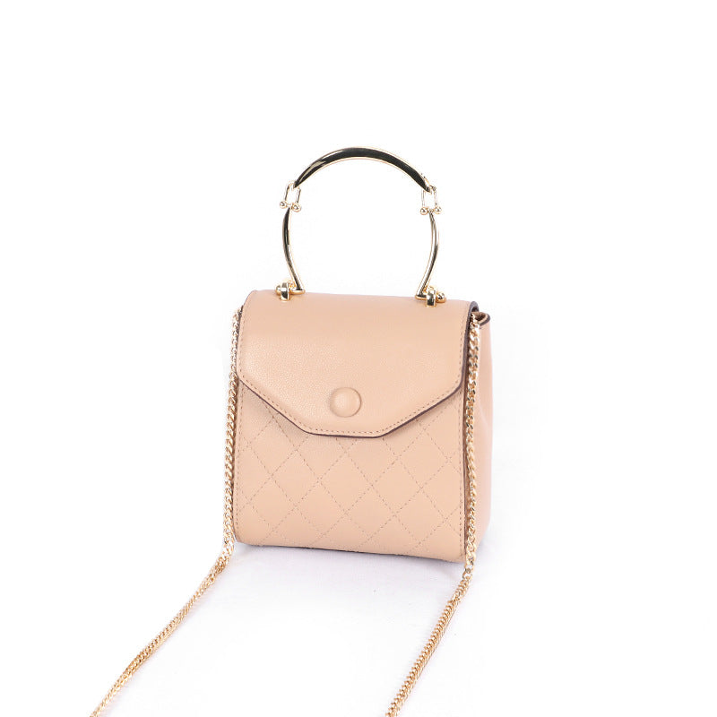 New Fashion Single Shoulder Bag for Women, Large Capacity Small Square Bag, Versatile Chain Handbag, Single Shoulder Crossbody Commuter Bag