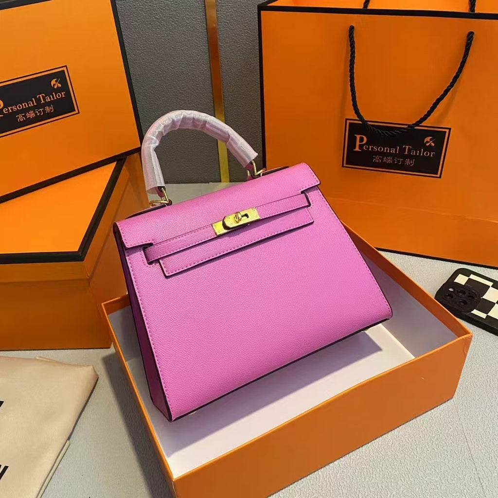 Hot Sale New Fashion Handbag for Women Platinum Kelly Bag Women's Shoulder Crossbody Bag Versatile Trendy Handbag