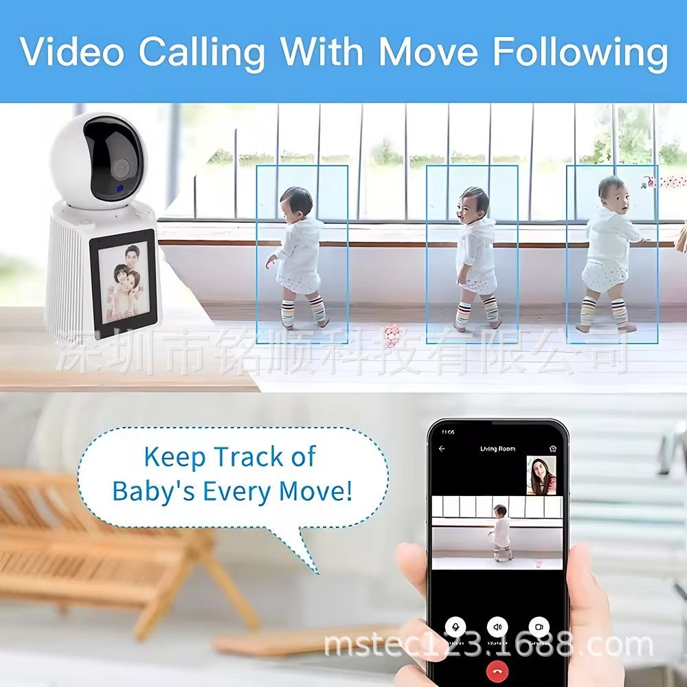 Two-way video call WiFiV380Camera for Home Indoor One-Key Call Visual Shaking Head Machine Night Vision
