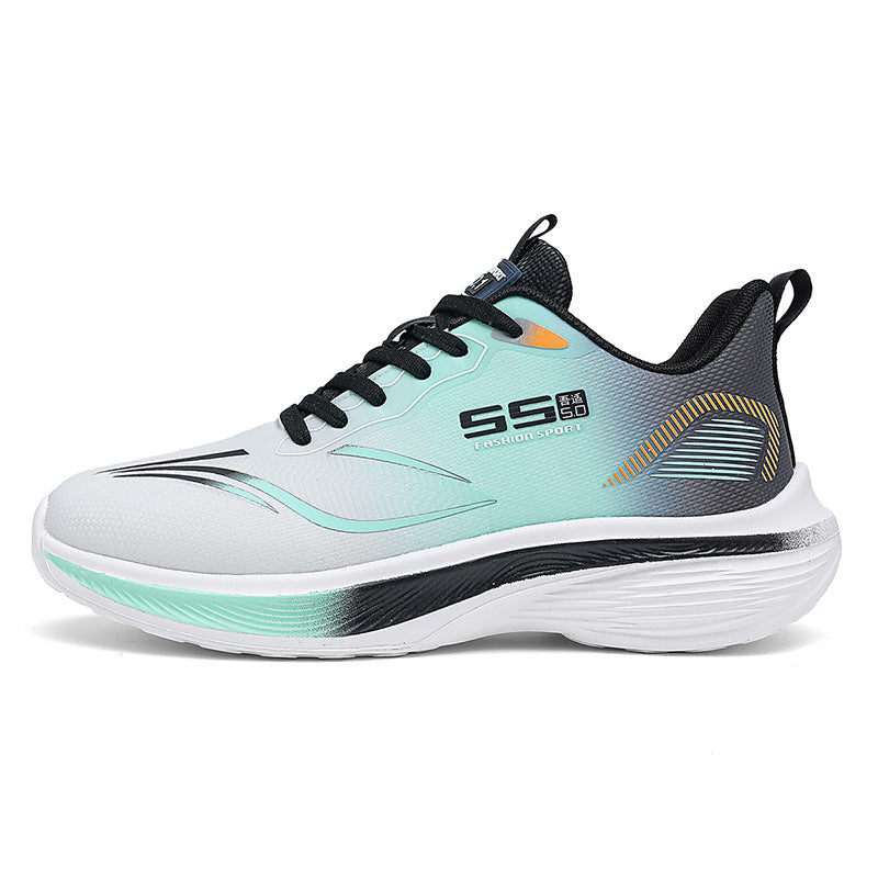 Autumn New Men's Mesh Breathable Sports Casual Running Shoes Ultra-light Thick-soled Non-slip Trendy Fashion Men's Shoes