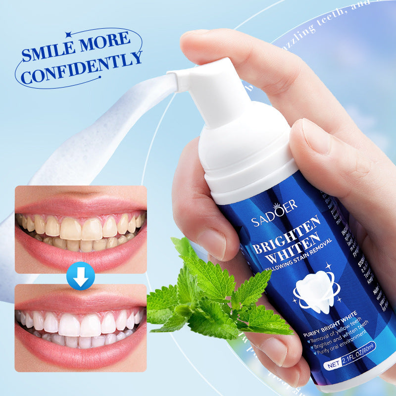 Teeth Cleaning Mousse60mlSADOER Clean Tartar, Gum, Teeth, Oral Care,  Foreign Trade Wholesale