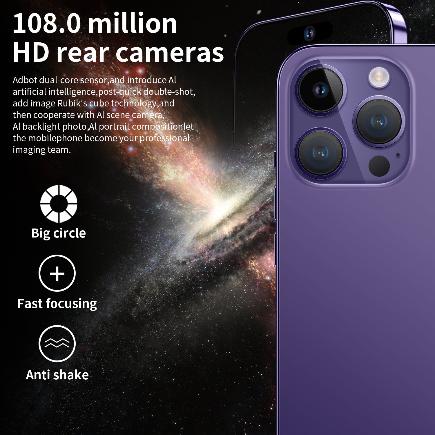 Spot Goods16+1TB Hot New Mobile Phone i14ProMAX Universal7.3Large Screen Mobile Phone