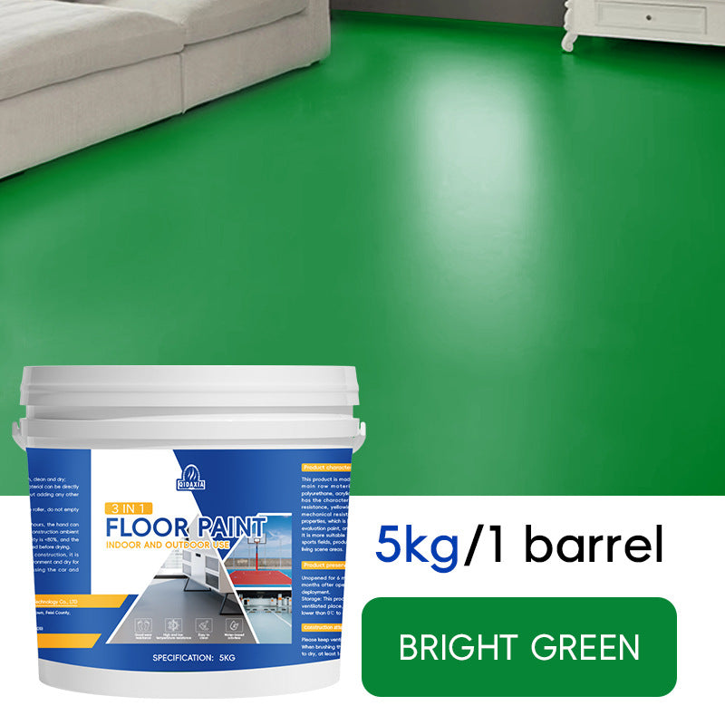 Home Floor Paint Three-in-One Epoxy Floor Paint Cement Floor Water-Based High Solid Wear-Resistant Resin Southeast Asia Environmental Protection