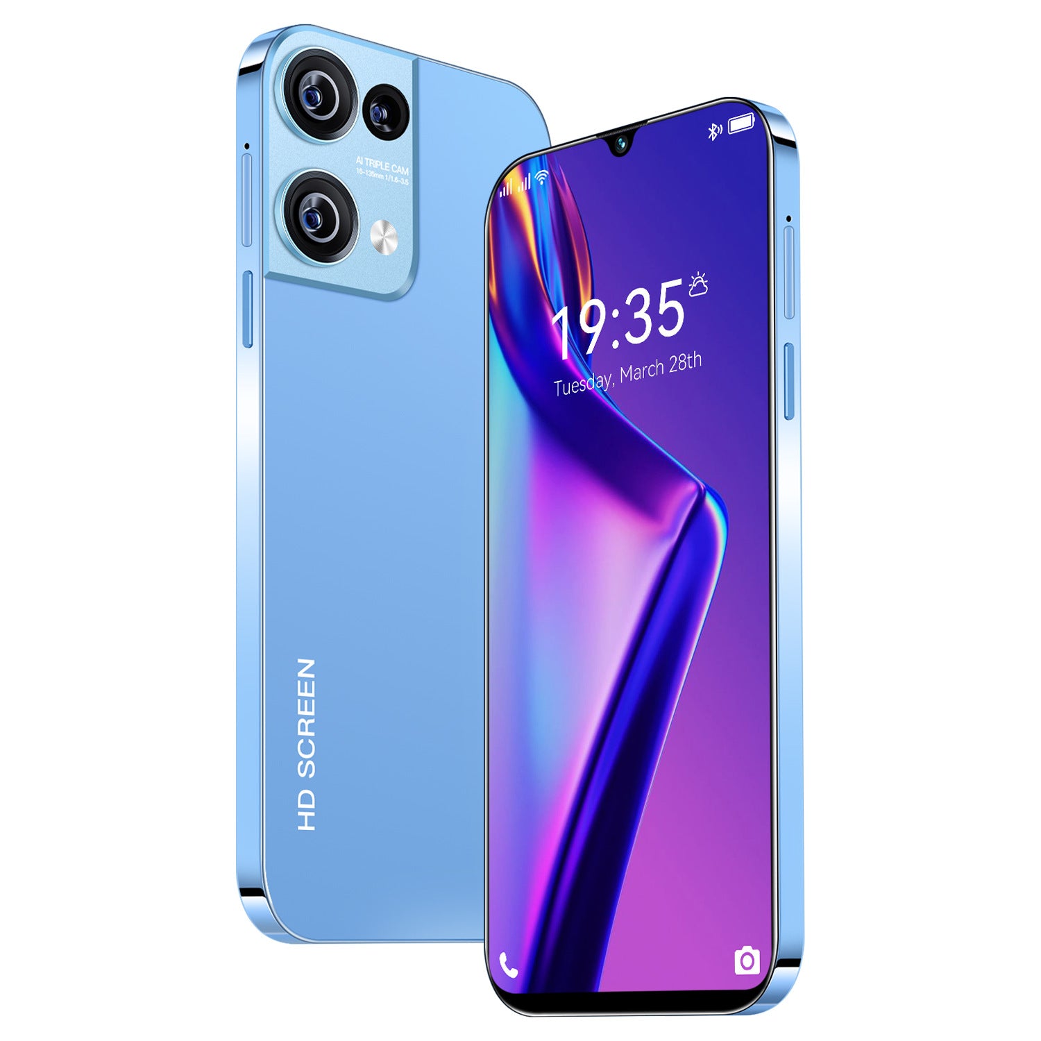 Reno9 Pro Mobile Phone7.3Inch high-definition large-screen Android smartphone factory price wholesale(Popular)