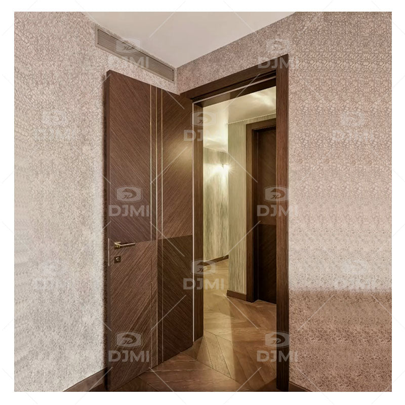 Manufacturer Custom High Quality Bedroom Solid Wood Door Design Modern Interior Room Doors Wooden