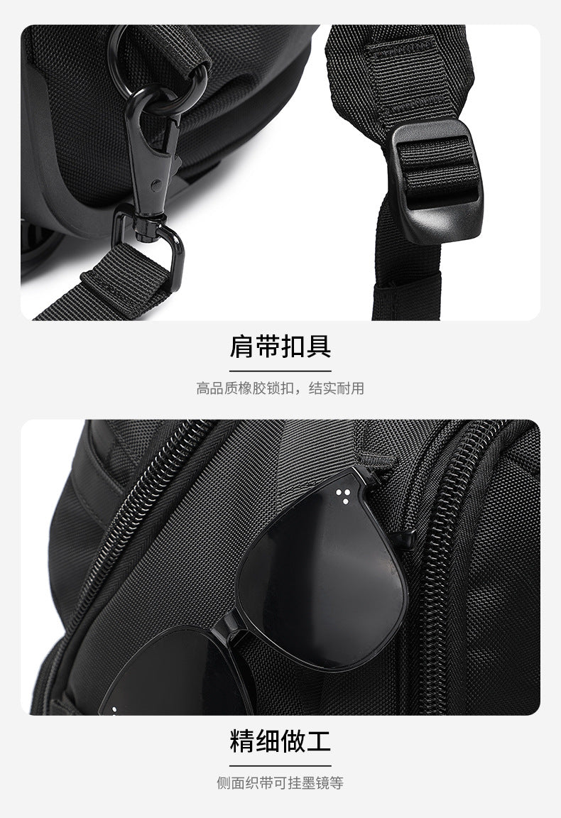 OZUKO Boarding Trolley Bag Men's Travel Backpack Multifunctional Large Capacity Short Distance Business Waterproof Backpack