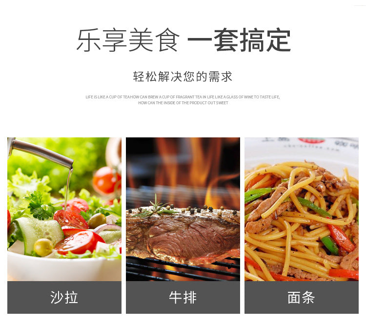 304Portuguese Full Series Western Cutlery Matte Retro Tableware Steak Knife Fork Spoon Dessert Knife Ice Spoon Set