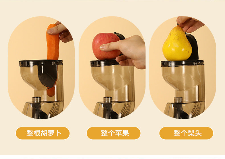 Juice and Pulp Separation Juicer for Home Use, Fully Automatic Multi-Functional Fruit and Vegetable Juicer, Small Electric Soy Milk Maker and Juice Extractor