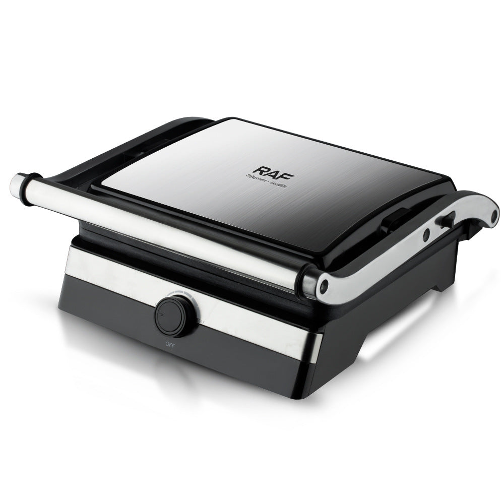 RAF European Style Household Panini Maker Sandwich Maker Breakfast Maker Grill Meat Sausage Maker Burger Steak Maker