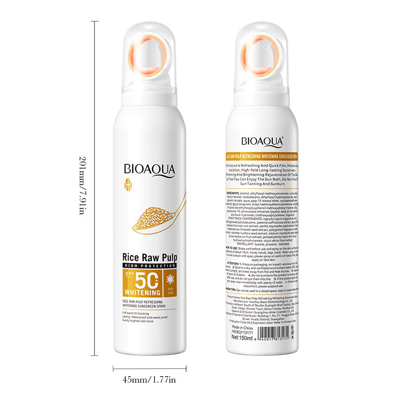 Cross-border Sunscreen Spray Product SPF50+ Anti-UV Sunscreen Export Manufacturer Wholesale