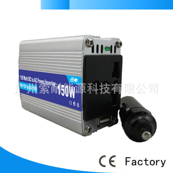 150W Vehicle Inverter12V Turn110V AliExpress Wish Lazada Shopee Platform Export