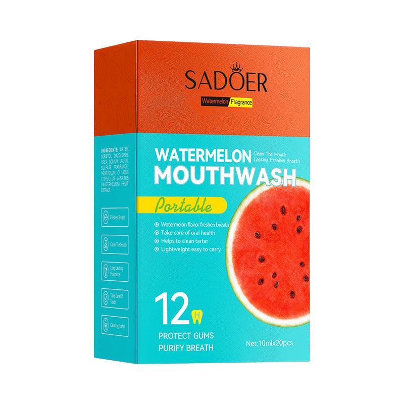 Mouthwash Box Set SADOER Disposable Portable Oral Cleaning Care  Foreign Trade Wholesale
