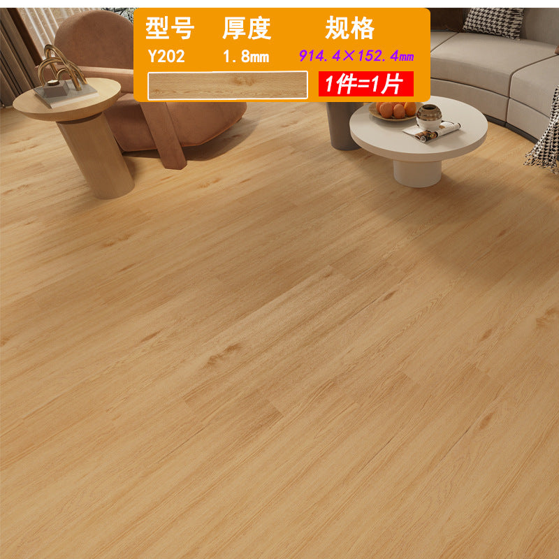 PVC Plastic Floor Stickers Self-Adhesive Wood Grain Cement Floor Stickers Special for Bedroom Waterproof Non-Slip Floor Renovation Chinese Style