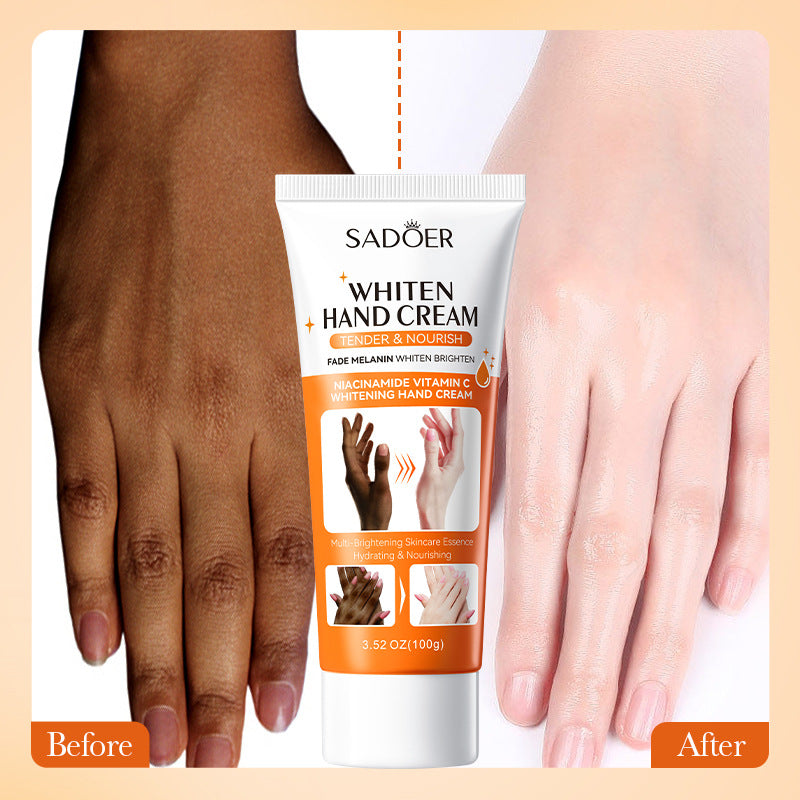 Whitening Hand Cream100gSADOER Hydrating and Moisturizing Anti-Cracking Autumn and Winter Hand Cream  Wholesale