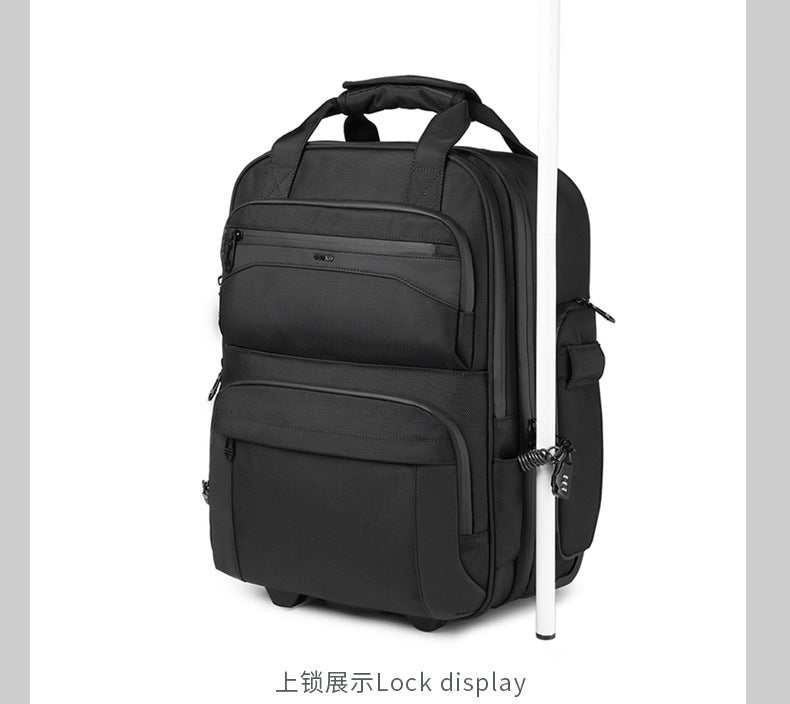 Trolley Travel Bag Business Boarding Bag Large Capacity Waterproof Oxford Cloth Multifunctional Handheld Wheeled Travel Bag