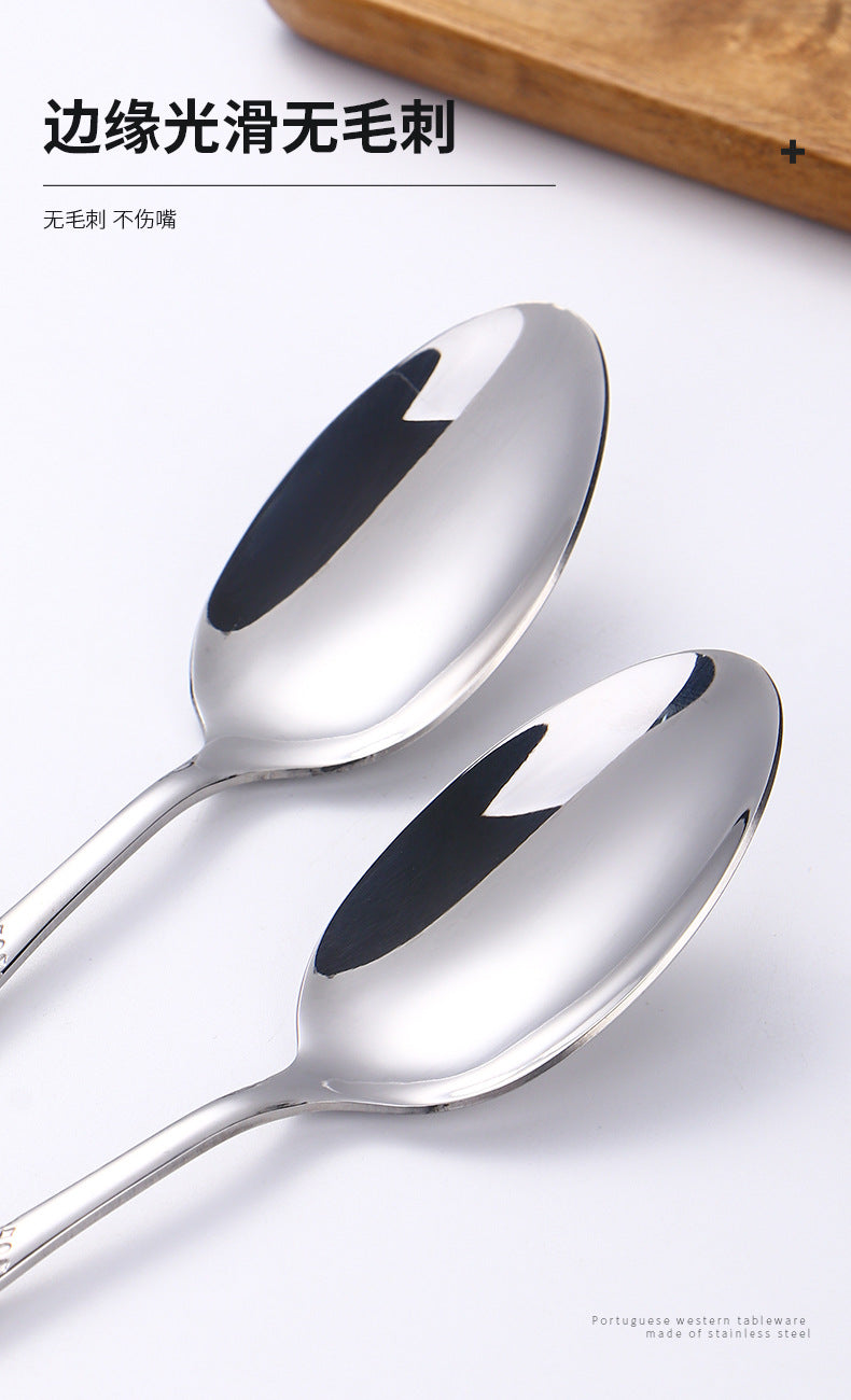 Stainless Steel Western Cutlery Star Diamond Knife Fork Spoon24Western-style Steak Knife, Fork, and Spoon Gift Set