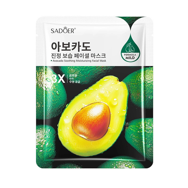 Fruit Moisturizing Hydrating Face Mask SADOER Moisturizing, rejuvenating, and brightening face mask  wholesale l