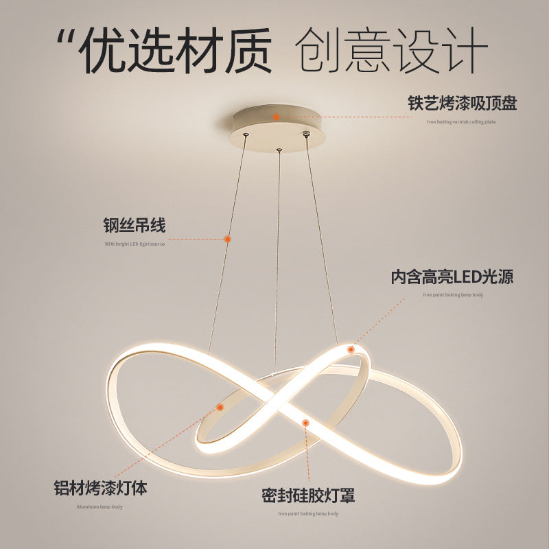 Restaurant Pendant Light Modern Minimalist Dining Room Table Lamp Bar Counter Internet Celebrity Bedroom Pendant Light2025New Model Zhongshan Lighting