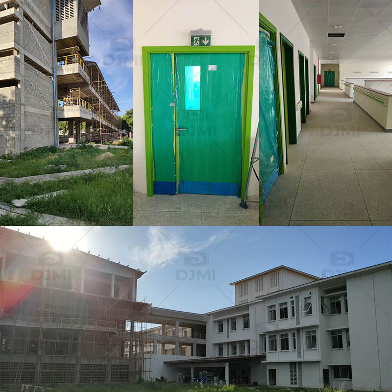 Cheap Hospital Door Types Main Gate Designs in Wood Medical Room Interior Top-selling HPL Hospital Door Wenqi Door Swing Modern