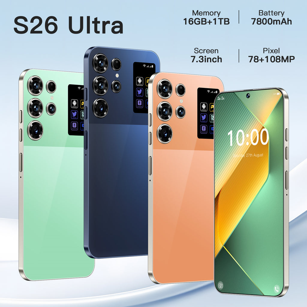 Hot selling product S26 Ultra Android Smartphone16+1T Factory Direct Sales Mobile Phones