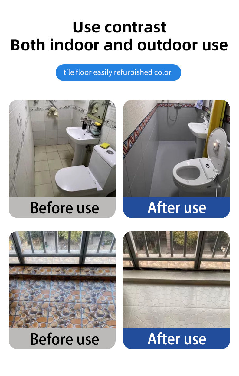 Tile Color Changing Paint Glass Ceramic Renovation Bathroom Water-Based Paint Indoor Tile Paint