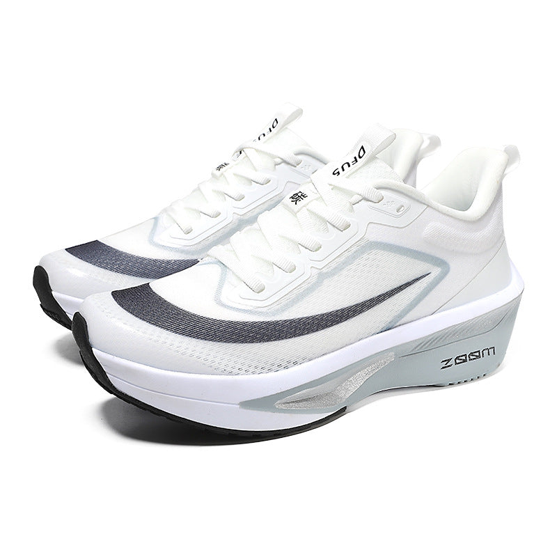 2025Plus Size Sports Shoes Racing Training Carbon Plate Sports Shoes Lightweight Men and Women Autumn Running Shoes