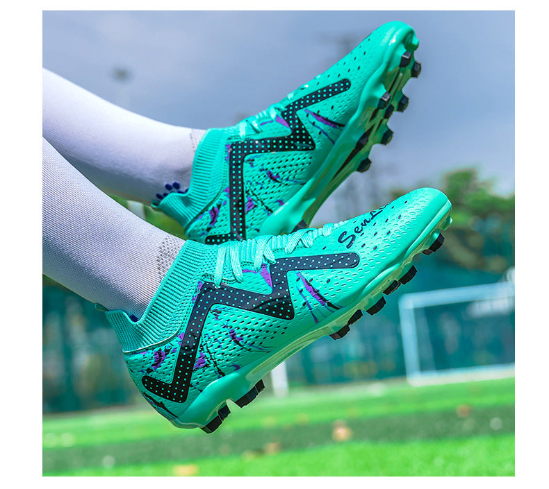 Men's Soccer Shoes Children's Cleats tf Professional training shoes for adult students, wholesale soccer shoes