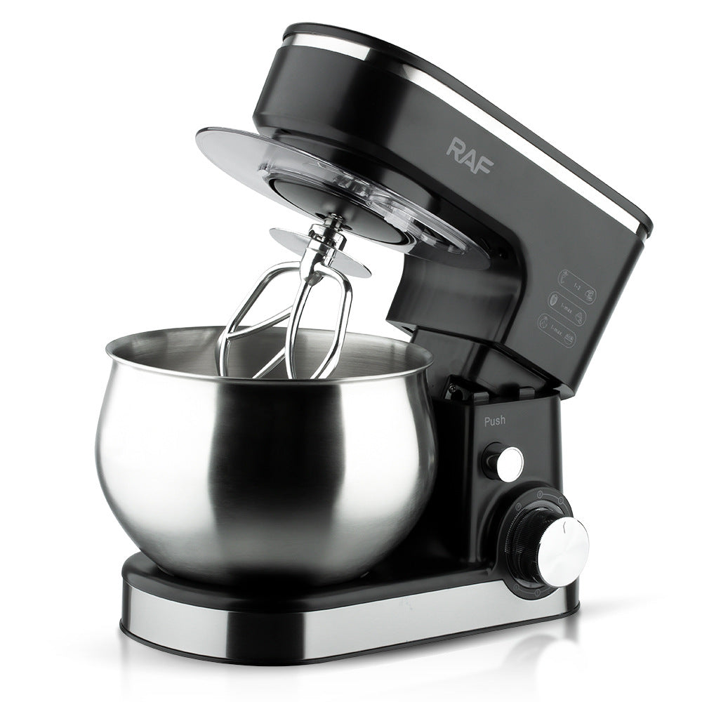 RAF EU Standard Kitchen Machine Stainless Steel Bowl High Power Dough Mixer Egg Beater Mixer Egg Beater5L
