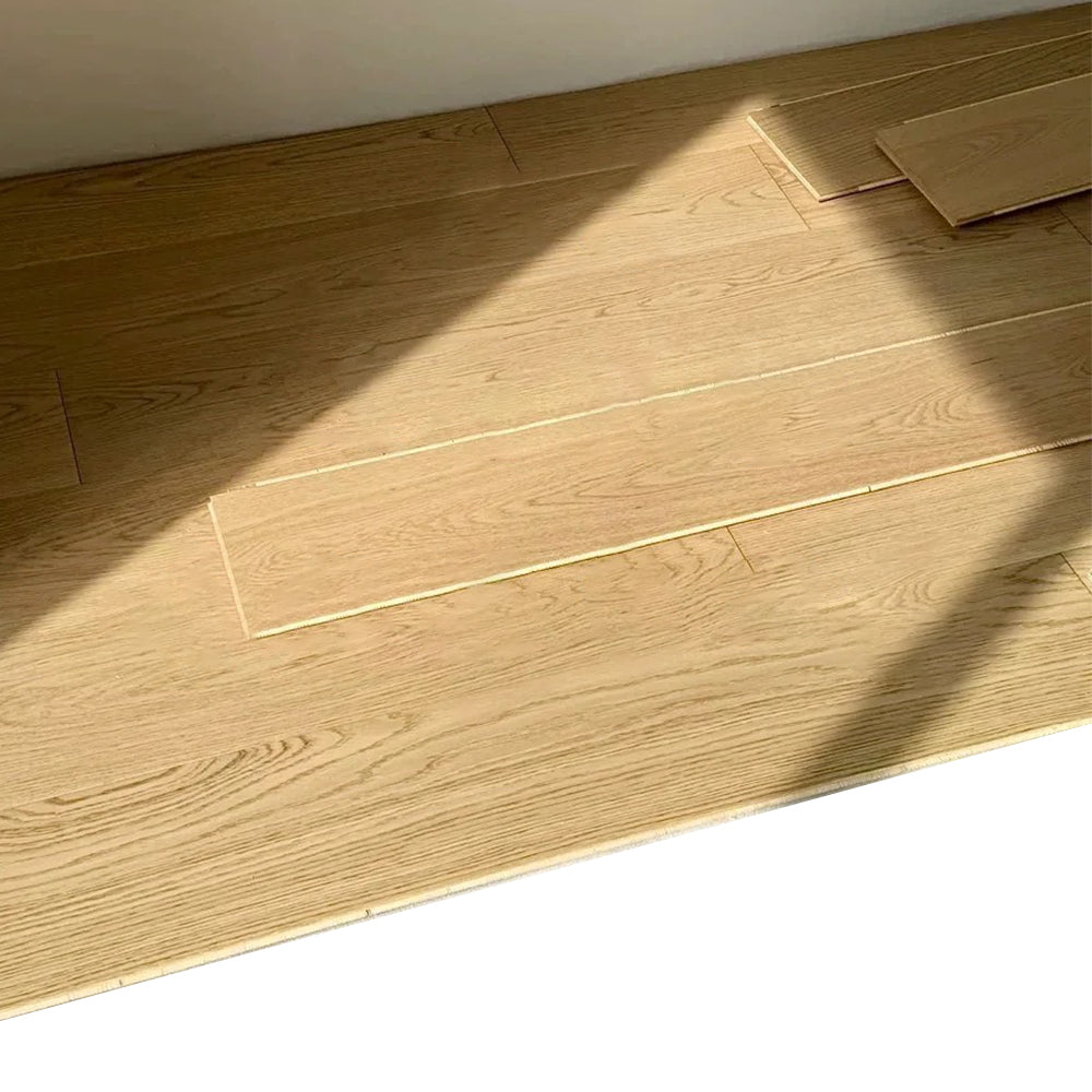 Indoor Solid Oak Wood Flooring for Bedroom Premium Eco-Friendly Finish Click Lock Installation Waterproof Modern Design