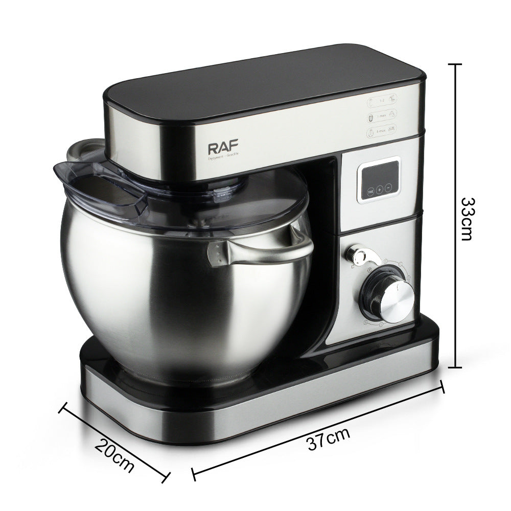 RAF European Standard Chef Machine Dough Mixer Fully Automatic Household Small Multi-Functional Egg Beater Liquid Dough Creamer