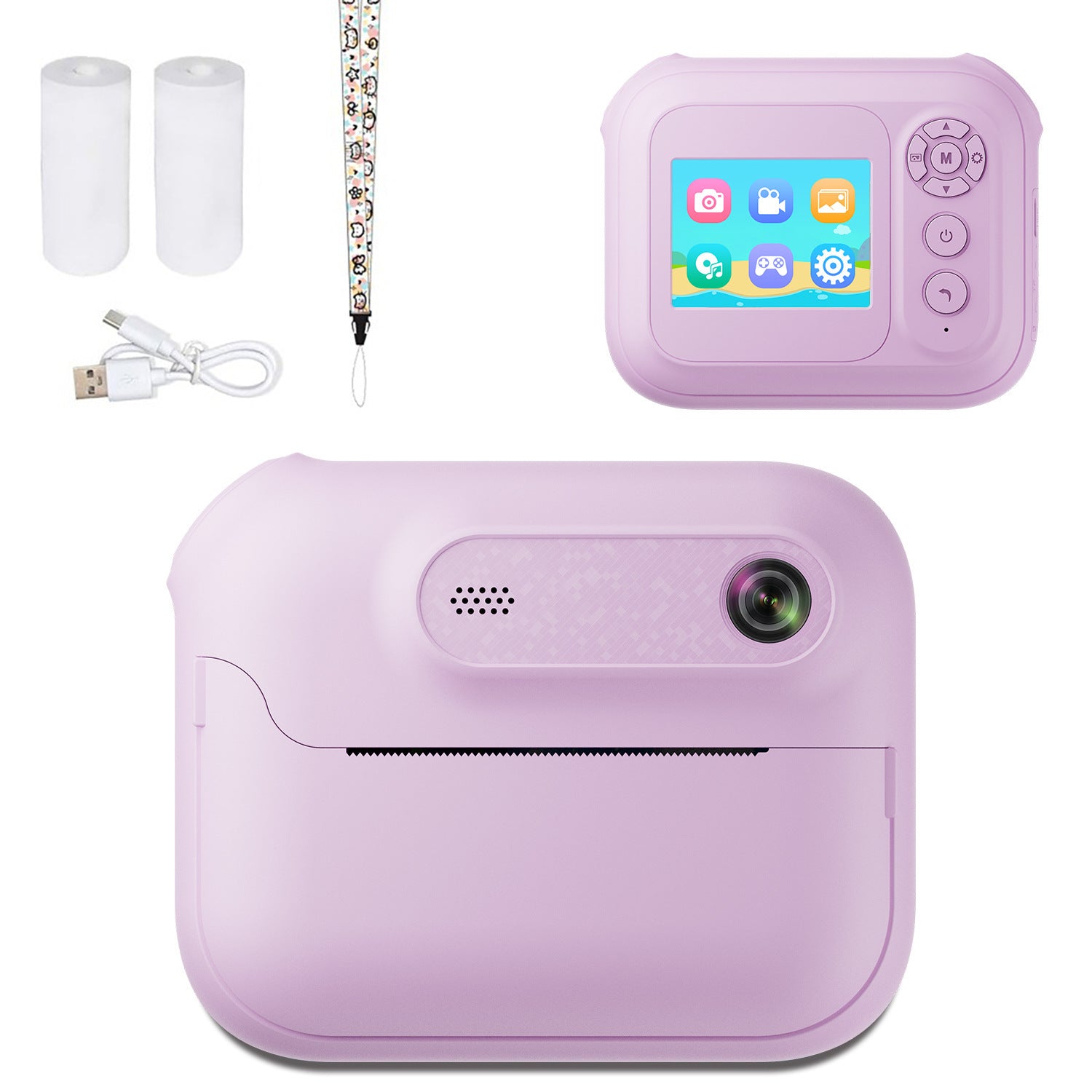 Hot-selling Polaroid Camera Children's Toy Can Take Photos and Print Black and White Photos Directly with Built-in