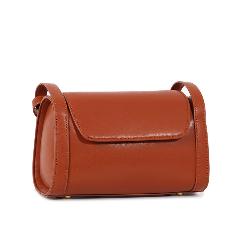 Trolis New Women's Bag2024Vintage Crossbody Bag Stylish Versatile Shoulder Bag Internet Celebrity Texture Small Square Bag