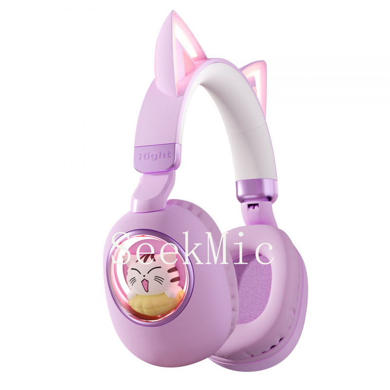 Hot-selling Wireless Over-ear Bluetooth Headphones Long Battery Life High Sound Quality Student Children's Headset
