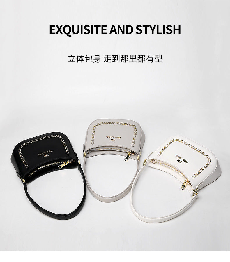 Women's Bag2021Autumn New Underarm Saddle Bag Korean Style Trendy Fashionable Unique Stylish Single Shoulder Women's Bag