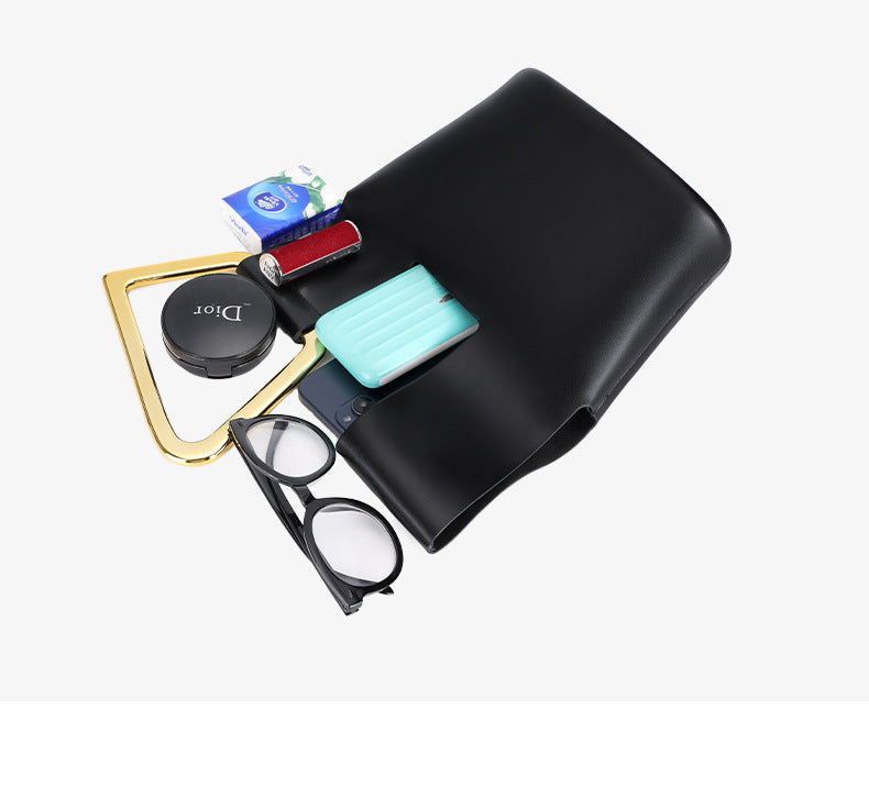 New Irregular Bucket Bag for Women, Large Capacity, Unique Acrylic, Niche Versatile Handbag, Fashionable Women's Bag