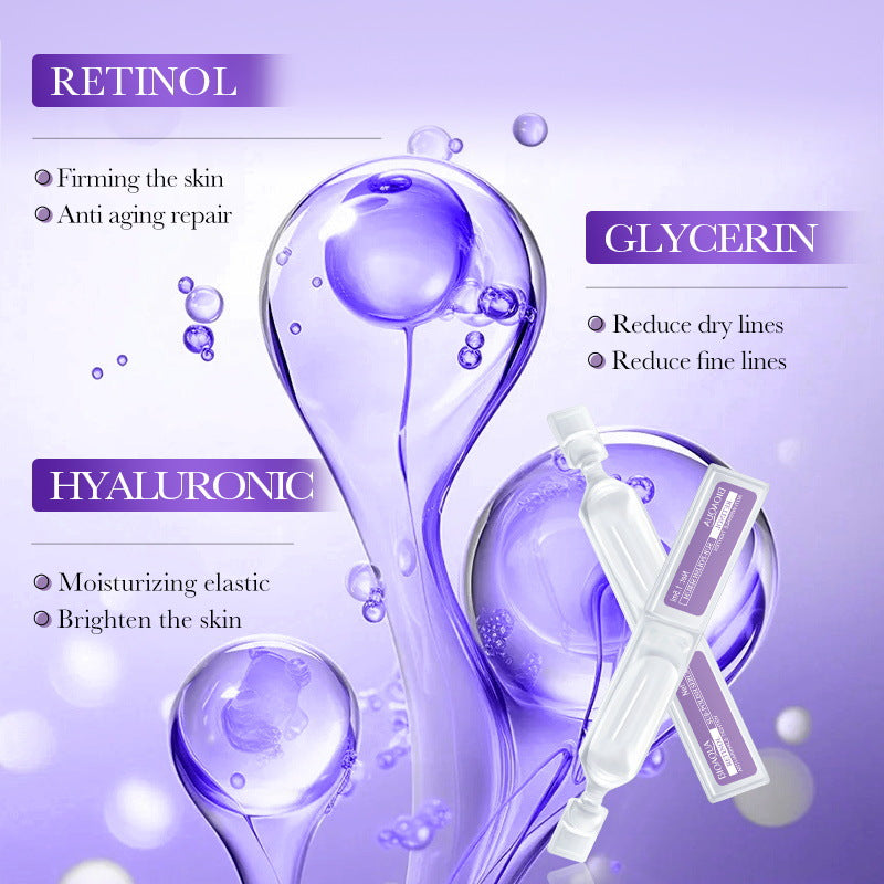 Retinol Anti-Wrinkle Serum BIOAOUA Firming and Moisturizing Single-use Essence Liquid  Wholesale