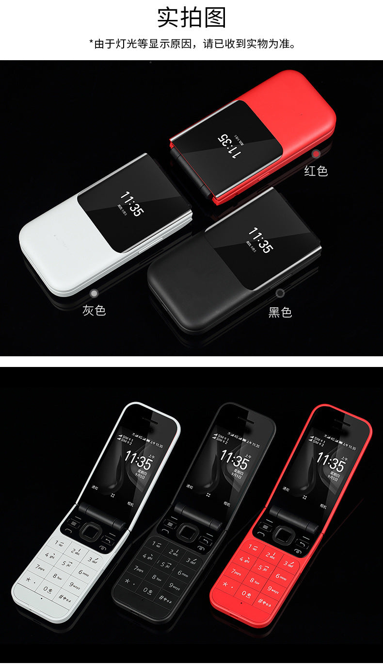 Mobile Phone2720Flip cover elderly phone non-smartphone2G Elderly Student Dual-SIM Overseas Mobile Phone Wholesale